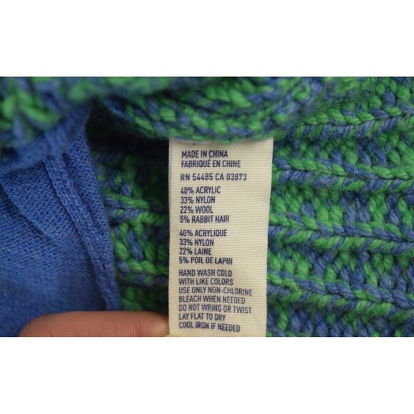 Y2K American Eagle '09 Academia Shawl Collar Cardigan Sz Small Wool/Cashmere EUC - Picture 5 of 6